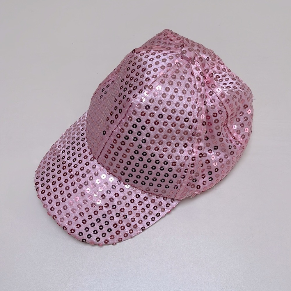 ❤️ 🆕 NUZYZ Sequins Baseball Caps Snapback Hats Party Outdoor Adjustable - Picture 2 of 3